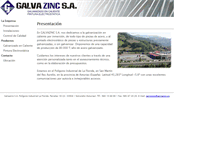 Tablet Screenshot of galvazinc.es